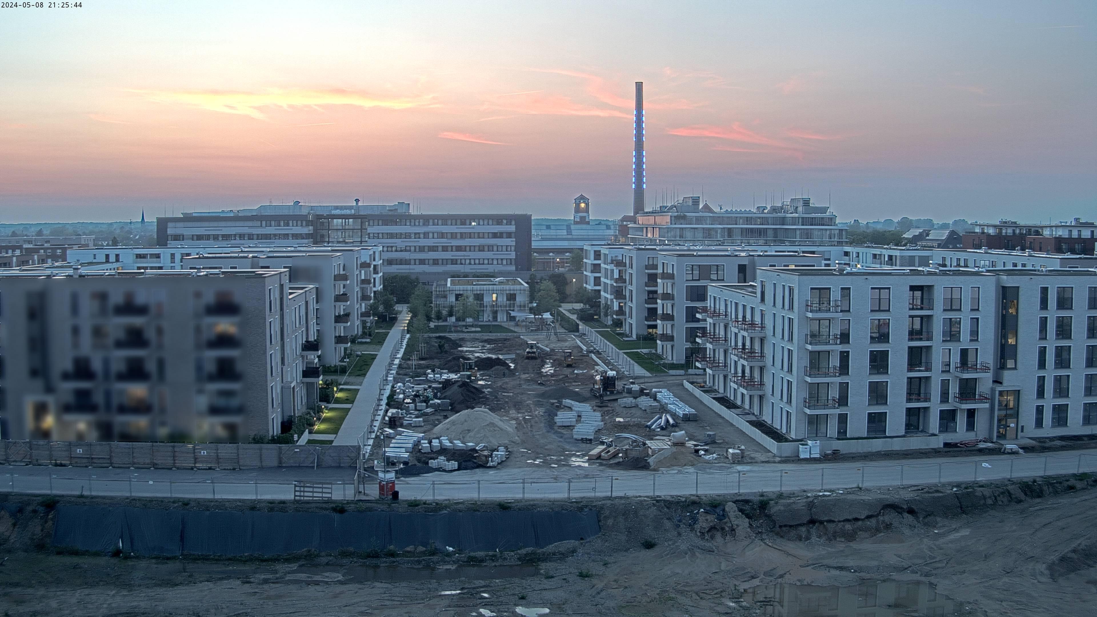 Wohnprojekt  VIERZIG549, Düsseldorf-Heerdt – Baustellenkamera